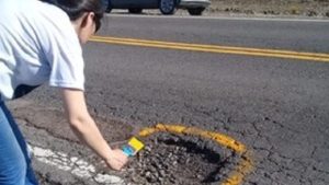 Baches pintados: la tendencia que crece en Neuquén