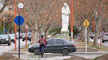Registro de bicis en Cipolletti. Foto Florencia Salto.