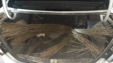 El alambre robado se encontraba en el baúl de un taxi de Patagones.