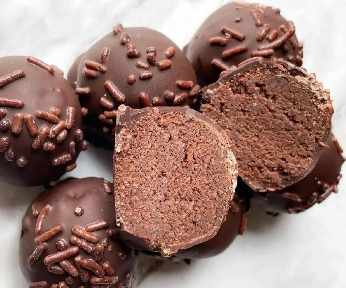 Bombones de almendra, coco y chocolate Diario Río Negro