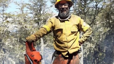 Harán una rifa para ayudar a un brigadista del Parque Nacional Lanín