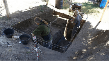 Arqueólogos presumen que era un método simbólico de ayudar al difunto a viajar al más allá. Foto: Gentileza. 