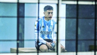 Tomás Chancalay fue expulsado ayer y se fue al vestuario antes de tiempo. La foto parece un chiste teniendo en cuenta lo que pasó horas más tarde con su apellido. 