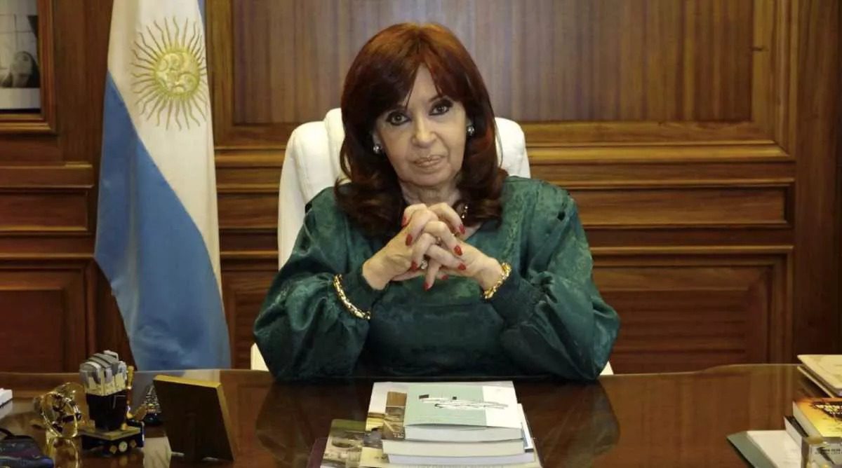 Cristina Kirchner en indagatoria. 