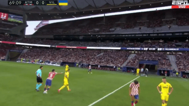 De Paul empujó a Lo Celso y Molina vio la roja, en la derrota del Atlético con Villarreal
