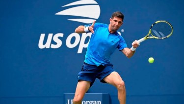 Federico Delbonis está a un partido de meterse en el cuadro principal del US Open. 