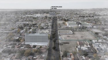 La ubicación del nuevo edificio, en el corazón del Oeste de la capital. (Gentileza)