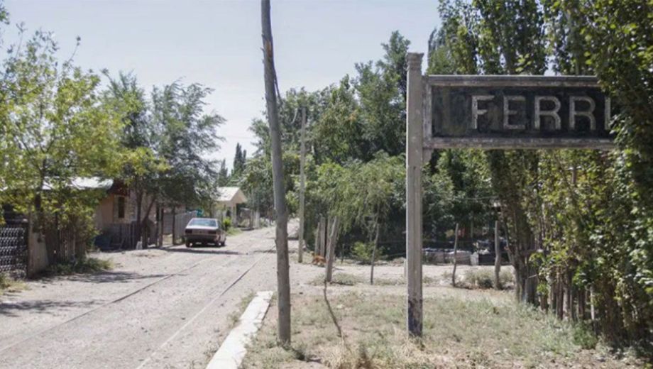 Cartel de entrada al barrio Ferri, cercano a Nuevo Ferri. Foto: archivo.
