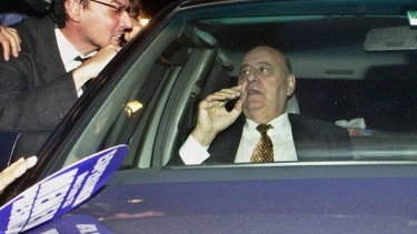 Gostanian fue uno de los más polémicos funcionarios en la presidencia de Menem. Su hija lo recordó por su "humildad". Foto: Agencia Télam.-