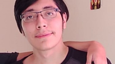 Gustavo Damián Huenumilla tiene 20 años. Foto: Gentileza. 