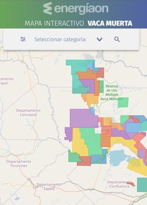 Diario Río Negro presenta el Mapa Interactivo Vaca Muerta - Diario Río ...