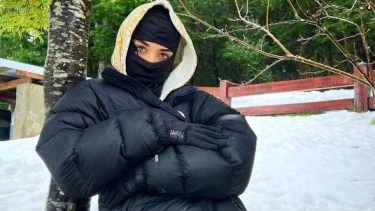 La cantante en una de las imágenes que compartió en Instagram. 