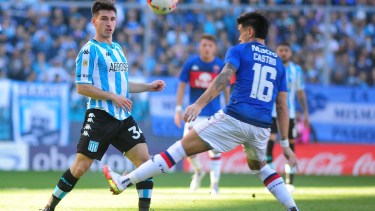 Facundo Mura, el roquense que juega como lateral derecho en Racing y es uno de los mejores en su puesto. Hoy será titular. 