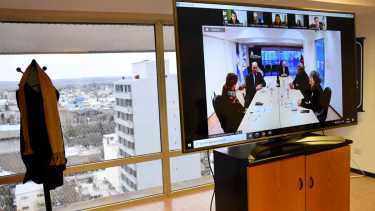 Consejo de la Magistratura de Neuquén, durante una entrega de notas de un examen. (Archivo/Matías Subat)