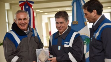 El embajador estadounidense visitó por primera vez un yacimiento de Vaca Muerta. Foto: gentileza.