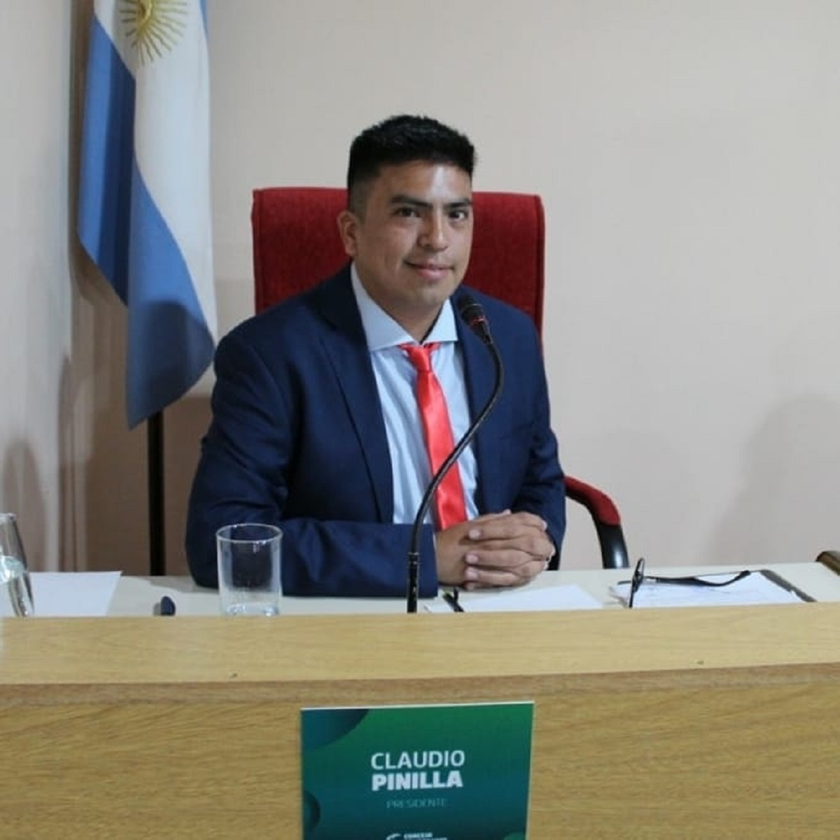 Claudio Pinilla es el actual presidente del Concejo Deliberante de Plottier. Gentileza 