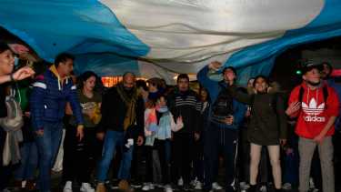 Los acampes no fueron permitidos en el barrio de Recoleta por la policía porteña. Foto: Archivo.
