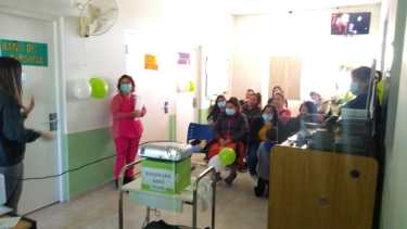 La charla se desarrolló en el CAPS Patagonia de Viedma. Foto: gentileza.