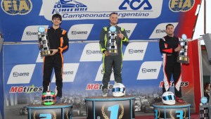 Echevarría, subcampeón, y Lorhmann se destacaron en el Argentino de karting