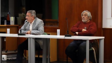 Aranea durante el desarrollo del juicio en su contra. Foto: Marcelo Ochoa.