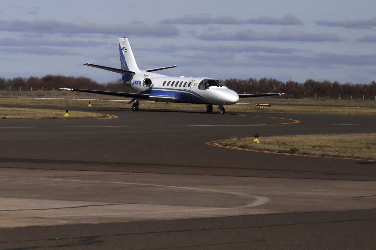 El Cessna Citation V Ultra que adquirió la gestión de Carreras tuvo un sobreprecio. Foto archivo/Marcelo Ochoa