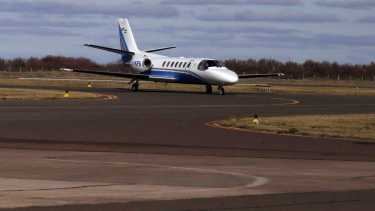 El Cessna Citation V Ultra que adquirió la gestión de Carreras tuvo un sobreprecio. Foto archivo/Marcelo Ochoa