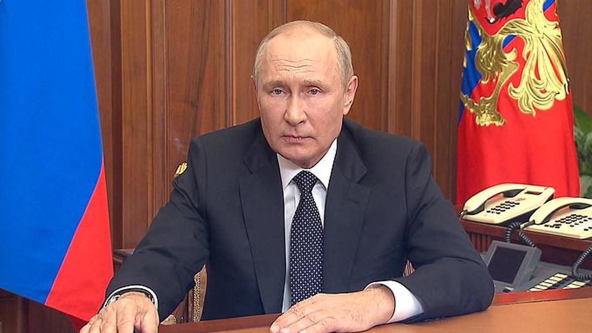 Putin anunció el llamado a las reservas militares esta mañana, en un mensaje televisivo. 