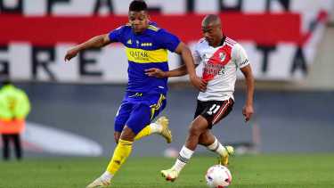 Frank Fabra y Nicolás de la Cruz, dos que tienen un lugar asegurado en el Superclásico del domingo.