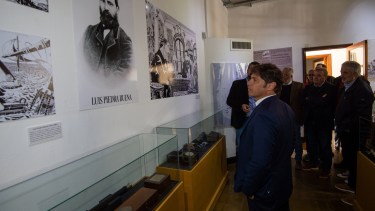 El mandatario bonaerense visitó el Museo Histórico de Patagones. 