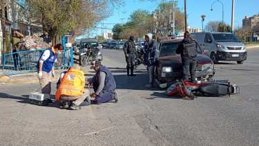 Segundo incidente de tránsito en dos horas en Roca. Foto: Cesar Izza