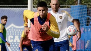 Sonaron las alarmas en Boca: Marcos Rojo no terminó la práctica