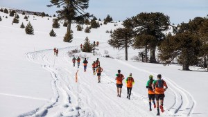 Villa Pehuenia: correr en la nieve con el K21 series y disfrutar del cerro en temporada baja