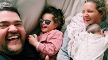 Darío Barassi compartió en redes la foto de su familia, luego de haber pasado un mal momento la semana pasada.-