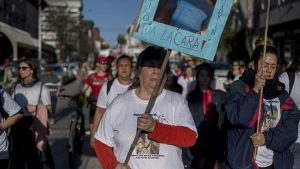 Reclamaron justicia por el refugiero Manuel Benítez en las calles de Bariloche