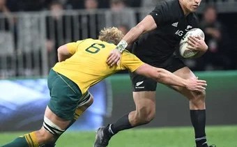 Los All Blacks dieron el golpe en la última jugada frente a Australia