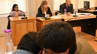 La fiscalía pidió 12 años de prisión para Angélica Paine. Foto: Chino Leiva