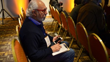 El filósofo y ensayista Santiago Kovadloff cerró el segundo Foro Consenso Bariloche. Foto: Chino Leiva