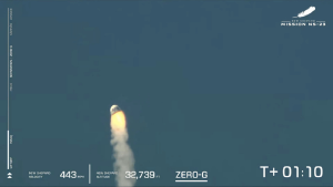 Video: un cohete de la compañía de Jeff Bezos se estrelló después del despegue