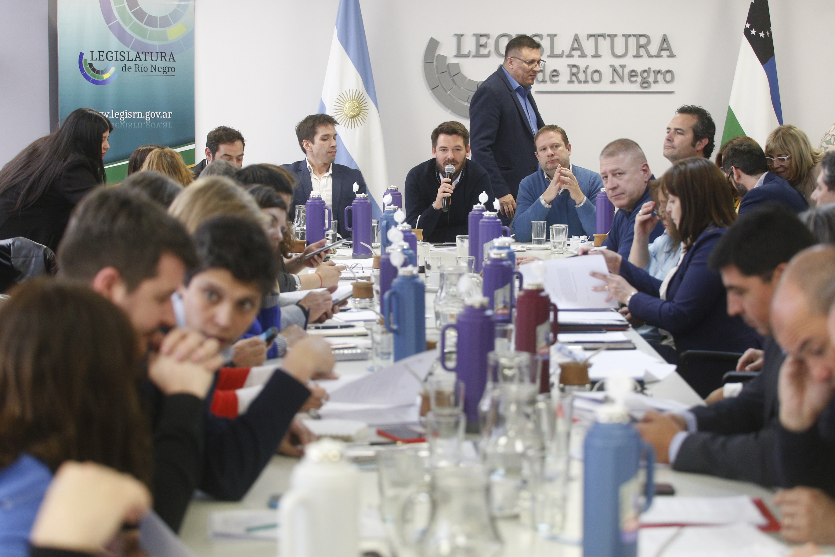El ministro de Gobierno, Rodrigo Buteler concurrió al Plenario para defender los proyectos de las Comisiones de Fomento. Foto: Pablo Leguizamon.