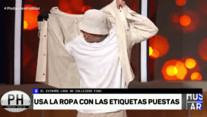 Callejero Fino fue a PH y explicó por qué deja las etiquetas en la ropa que usa