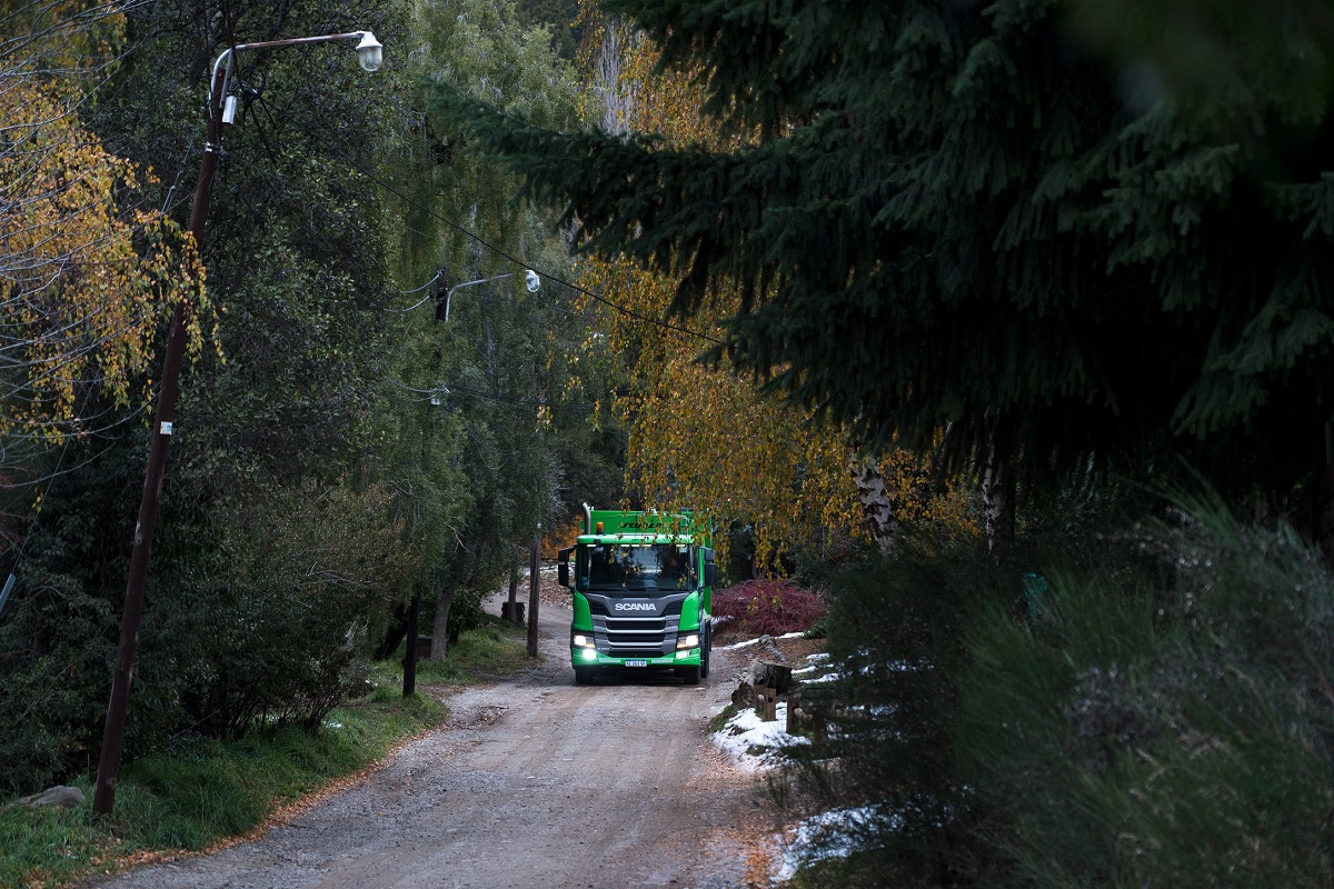 El camión operó durante 1 mes en la ciudad de Bariloche. (Foto: gentileza)