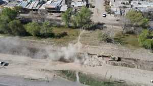 Video: aseguran que no estaba en los planos el caño donde hubo fuga de gas en Choele Choel