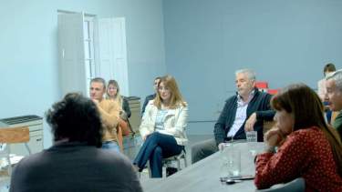 Los legisladores Riva, Ávila y Albrieu presentaron el proyecto de modificación del Código Procesal Penal. (Foto Néstor Salas)