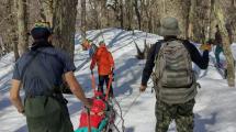 Imagen de Rescataron a una mujer que se había accidentado en la montaña en Bariloche