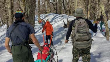 El operativo de rescate se hizo el sábado y demandó varias horas. (foto gentileza)