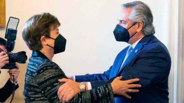 El Presidente se reúne con la titular del FMI en Nueva York. 