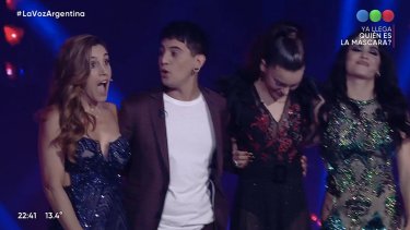 Yhosva Montoya, se consagró campeón en La Voz Argentina. Foto: Gentileza Twitter@Telefeone