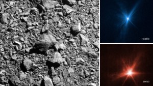 Las impactantes imágenes de los telescopios de la NASA del impacto de DART contra el asteroide
