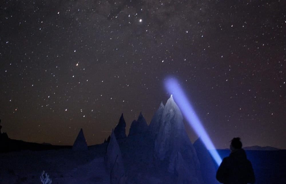 El norte de Neuquén es una zona árida e ideal para la observación del cielo porque es de menor humedad. 