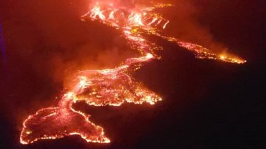 El volcán Nyiragongo ubicado en la República Democrática del Congo, en África, hizo una erupción inesperada en mayo de 2021